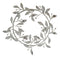 Set of 4 Large 17" Colorful Metal Tree of Life Floral Wreath Medallion Circle