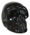 Metaphysical Protection Healing Crystal Black Obsidian Stone Mini Skull Figurine