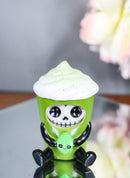 Furry Bones Matchiko Green Tea Leaf Matcha Drink Skeleton Figurine Furrybones