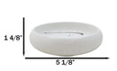 Pack of 6 Yukino Hana Snow Round Appetizer Salad Banchan Deep Dish Plates 5"D