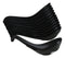 Contemporary Black Melamine Asian Soup Spoons With Ladle Hook Pack Of 12 Set