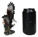Wild Heritage Bald Eagles Fighting Figurine 2 American Eagles in Mid-Air Battle