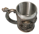 Norse Mythology Viking Berserker Warrior With Wolf Coffee Tankard Mug 16oz