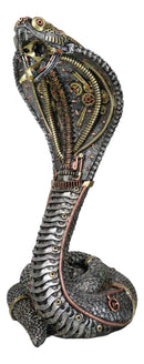 Military War Machine Steampunk Gearwork Robotic Cyborg Cobra Snake Figurine