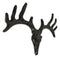 Pack Of 2 Hunters Rack Deer Elk Skull Antlers Wall Mounted Coat Hooks Plaque