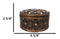 Auspicious Evil Eye Of Providence With Sacred Symbols Round Decorative Box