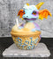 Whimsical Boba Tea With George Baby Dragon In Faux Brown Sugar Cup Figurine