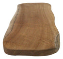 Small Bohemian Rustic Live Edge Teak Wood Charcuterie Cheeseboard 15"L