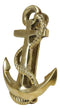 Brass Metal Golden Marine Nautical Sailor Ship Anchor Door Knocker Sculpture