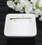 Pack Of 6 Square Yukino Hana Snowflakes Melamine Condiments Dipping Sauce Dishes