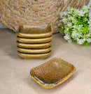 Set Of 6 Japanese Sunaji Kairagi Earth Sky Porcelain Condiment Sauce Dishes 2oz