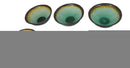 Pack Of 6 Crackle Green Midori Kannyu Ceramic Large Ramen Soup Bowls 47oz