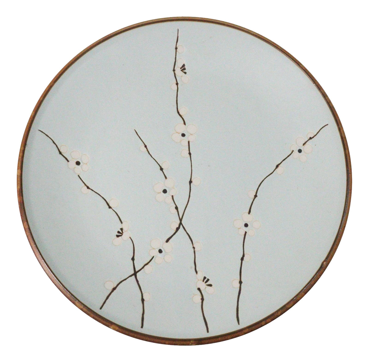 Made In Japan Ceramic Soushun Sakura Cherry Blossoms Large Dinner Plates 11"D