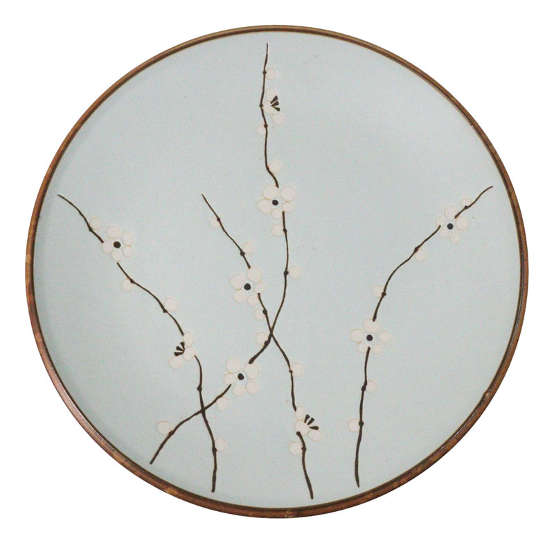 Made In Japan Ceramic Soushun Sakura Cherry Blossoms Large Dinner Plates 11"D