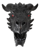 Medieval Fantasy Large Slytherin Basilisk Dragon Malfoy Wall Decor Plaque 13.75"H