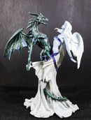 The Dark Chemical Wedding Union of Night Dragon and Morning Angel Figurine