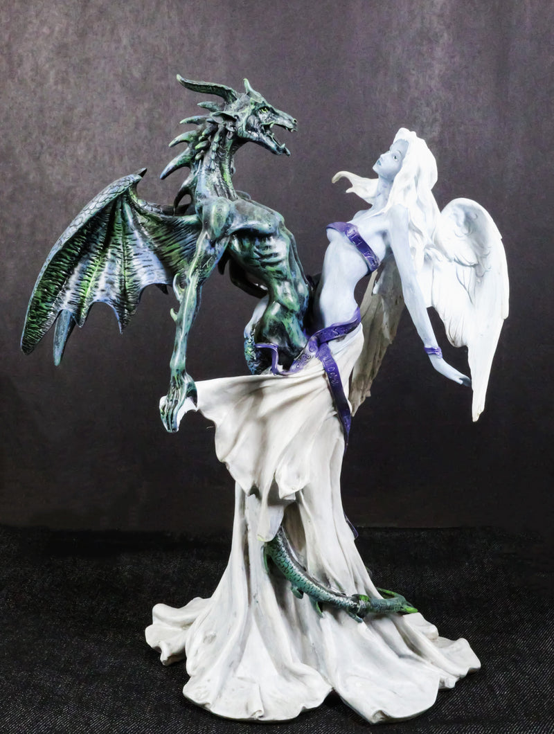 The Dark Chemical Wedding Union of Night Dragon and Morning Angel Figurine