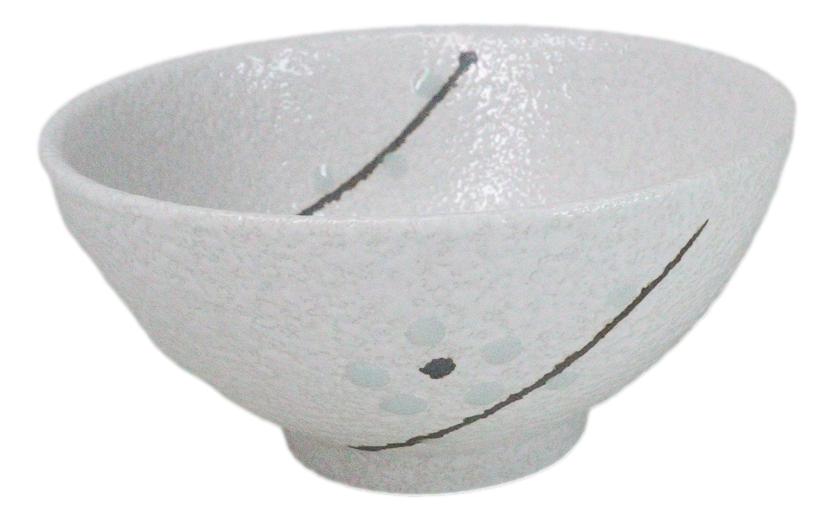 Pack Of 6 Ceramic Yukino Hana Collection Small Rice Soup Appetizer Bowls 10oz