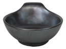Pack Of 5 Tetsu Kesho Black Small Ponzu Sauce Miso Soup Bowls With Handle 5oz