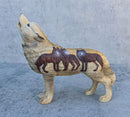 The Wolf Spirit Collection Aardwolf Wolfpack Figurine Howling Wolf 6.25"L