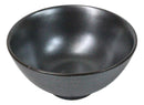 Pack Of 6 Black Tetsu Kesho Collection Small Rice Soup Appetizer Bowls 10oz