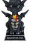 Fantasy Black Onyx Koan Cartoon Chibi Dragon Figurine Dragon With Girl Tattoo