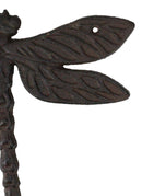 Pack Of 2 Rustic Forged Cast Iron Whimsical Auspicious Dragonfly Wall Decors