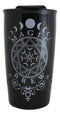 Wicca Witchcraft Phases Of The Moon Magic Brew Ceramic Travel Mug Coffee Tea Cup