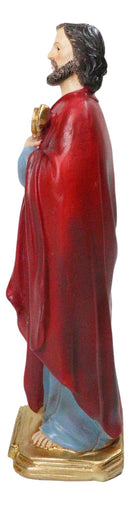 Christian Apostle Of Jesus Saint Peter Holding Key of Heaven Figurine 8"H