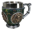 Celtic Triple Moon Goddess Maiden Mother Crone Ivy Leaves Wiccan Teacup Mug 10oz