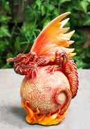 Celestial Solar Sun Galaxy Planet Terrestrial Guardian Fire Dragon Figurine