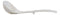 Pack of 6 Melamine Yukino Hana Soup Gravy Stew Ladle Soup Spoons With Notch 8"L