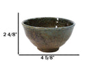 Set Of 4 Japanese Sunaji Kairagi Porcelain Small Rice Soup Appetizer Bowls 11oz