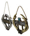 Set of 2 Rustic Western Deer Antlers Blessed And Welcome Wall Signs Ornaments