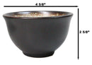 Pack Of 6 Crackle Green Midori Kannyu Ceramic Small Appetizer Rice Bowls 10oz