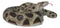 Realistic Ferocious Coiled Boa Snake Hand Painted Taxidermy Statue 17"L