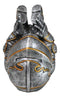 Royal Knight Suit of Armor Wine Guzzler Holder Kitchen Decor Resin Figurine