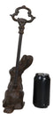 Rustic Cast Iron Bunny Hare Rabbit Door Stop Or Porter With Long Handle