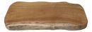 Small Bohemian Rustic Live Edge Teak Wood Charcuterie Cheeseboard 15"L