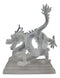Legendary Chinese Orient Azure Dragon King Frosted Translucent Acrylic Figurine
