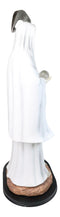 Large 2 Feet Tall Holy Death Santa Muerte Holding Scythe In White Robe Statue