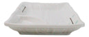 Pack Of 6 Modern Yukino Hana Melamine 2 Partitions Rectangular Sushi Plates