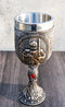 Medieval Sir Swordsman Knight Suit of Armor Wine Drink Goblet Chalice 5oz