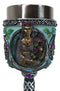 Wicca Triple Moon Goddess Maiden Mother Crone Witchcraft Wine Goblet Chalice 5oz