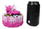 Cute Hot Pink Hatchling Dragon Sleeping On Coral Reef Decorative Trinket Box