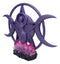 Wicca Shaman Spiral Goddess Triple Moon Pentagram With LED Crystals Figurine