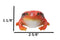 Amphibian Wild Creatures Realistic Northern Red Legged Frog Decorative Figurine