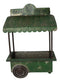 Rustic Green Galvanized Metal Farm Fresh Market Cart Hanging Wall Planter 19"H