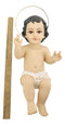 Catholic Christian Nativity Infant Baby Jesus With Golden Halo Large 18"L Statue