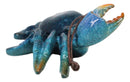 Set Of 6 Nautical Blue Beach Crabs Ocean Marine Wall Hanger Decor Tree Ornaments